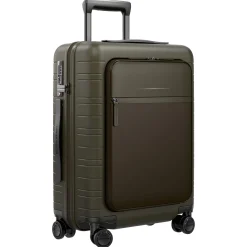 M5 Pro - 4-Rollen-Kabinentrolley mit Vortasche 15" 55 cm (dark olive)