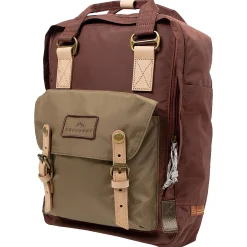 Macaroon Jungle 16 - Rucksack 38 cm (maroon x khaki)