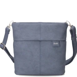 Mademoiselle M8 - Schultertasche 25 cm (nubuk-sky)