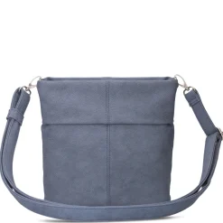 Mademoiselle M8 - Schultertasche 25 cm (nubuk-sky)