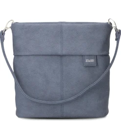 Mademoiselle M8 - Schultertasche 25 cm (nubuk-sky)