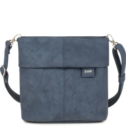 Mademoiselle M8 - Schultertasche 25 cm (nubuk-blue)