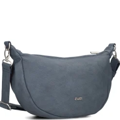 Mademoiselle M70 - Umhängetasche 34 cm (nubuk-blue)