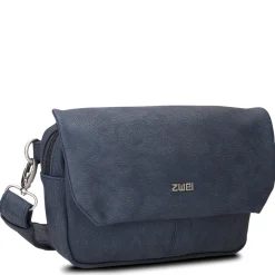 Mademoiselle MH40 - Umhängetasche 25 cm (nubuk-blue)