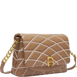 Maggie - Schultertasche 27 cm M (warm taupe)