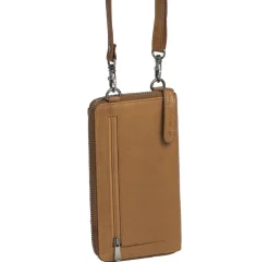 Malaga - Handytasche/Geldbörse 12cc 19 cm (cognac)