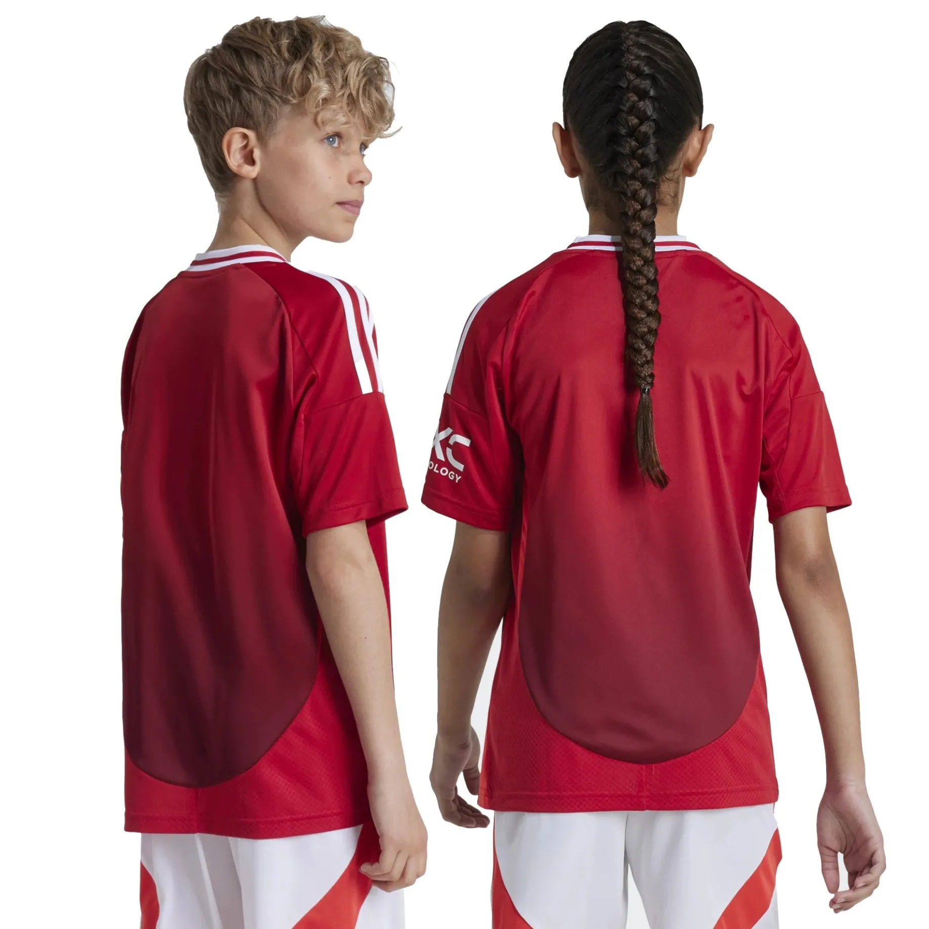 Manchester United Fußball - Jr. Heimtrikot 24/25 (red, 164)