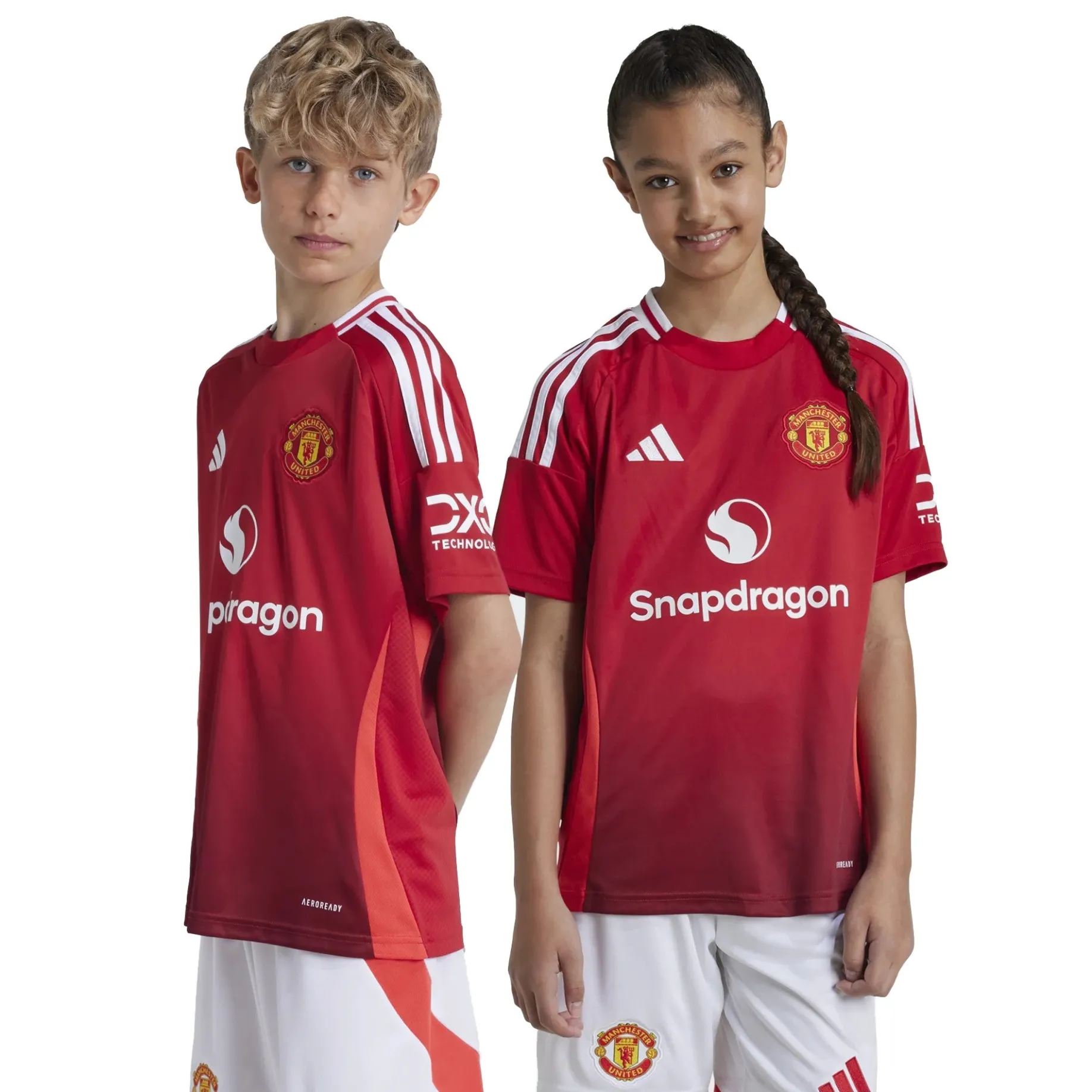 Manchester United Fußball - Jr. Heimtrikot 24/25 (red, 176)