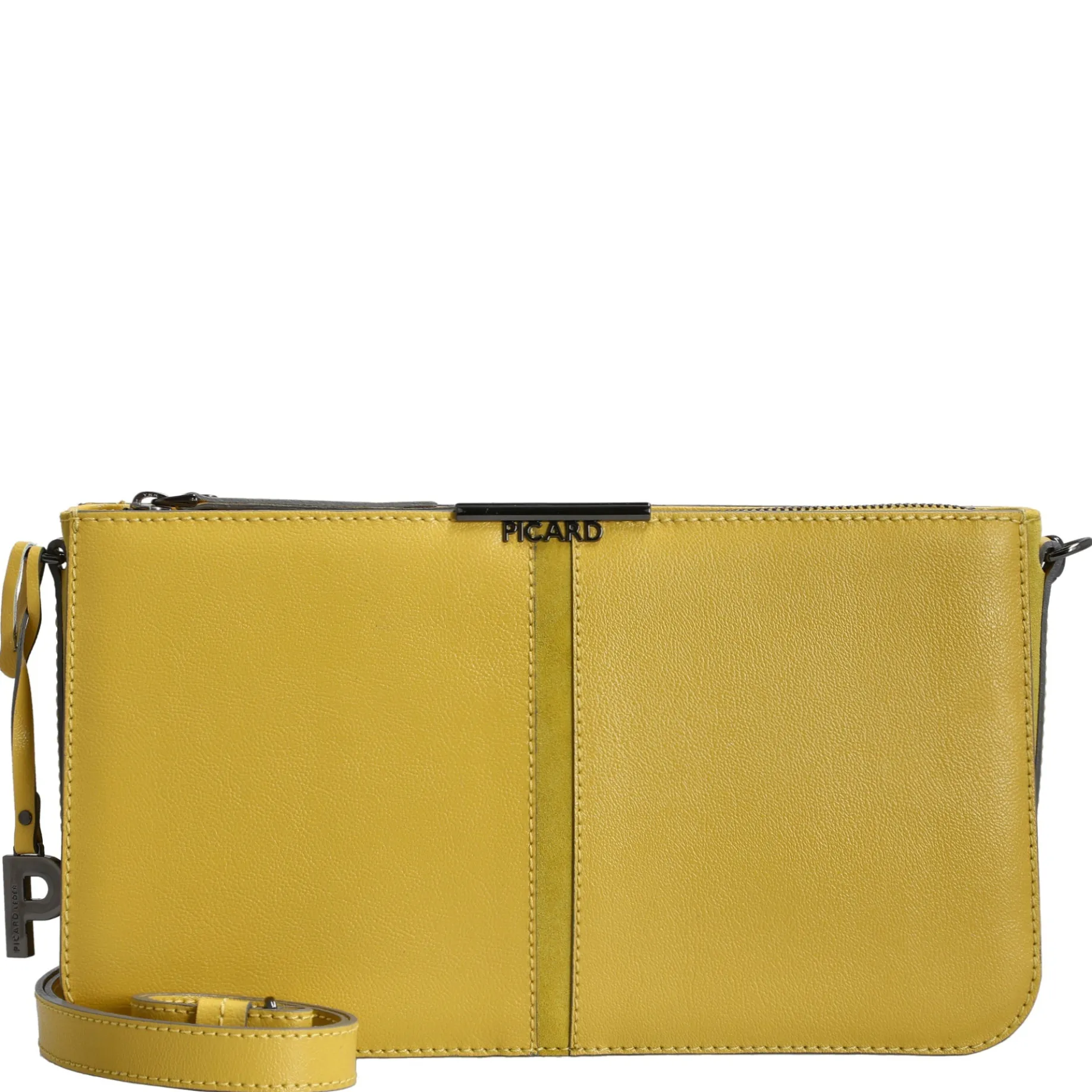 Marie - Schultertasche 30 cm Rindsleder (lemon)