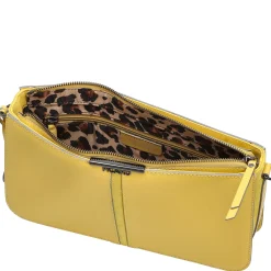 Marie - Schultertasche 30 cm Rindsleder (lemon)