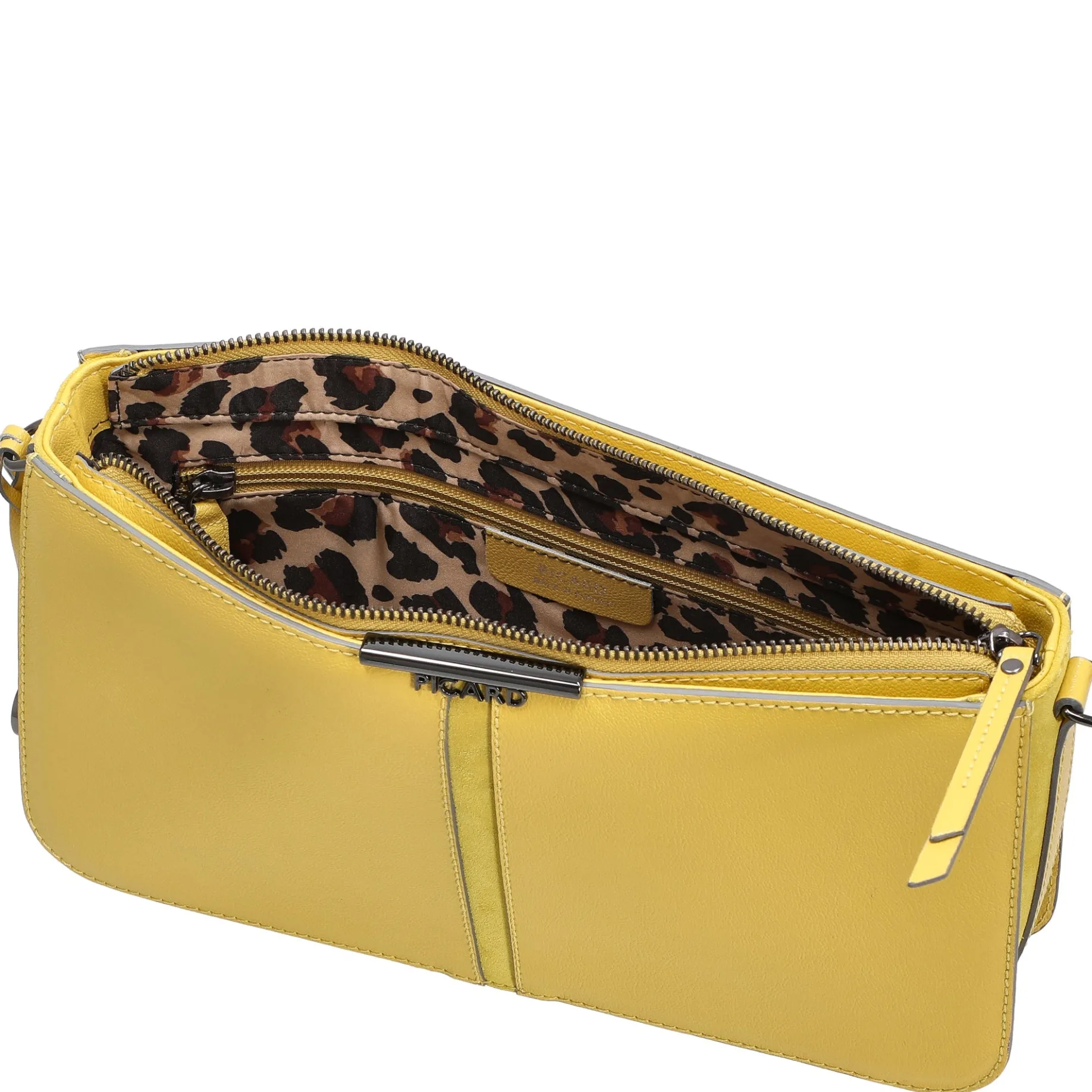 Marie - Schultertasche 30 cm Rindsleder (lemon)