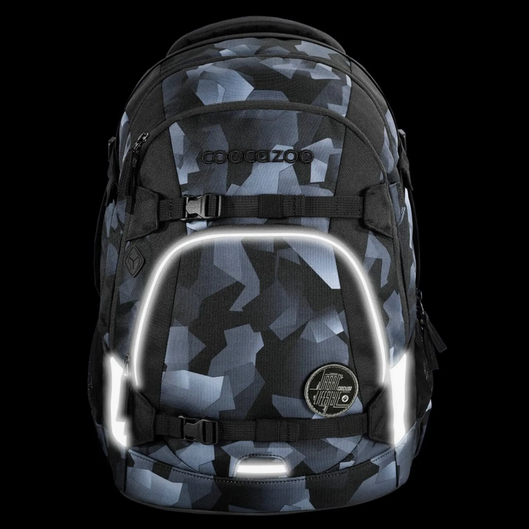 Mate - Schulrucksack 44 cm (Grey Rocks)