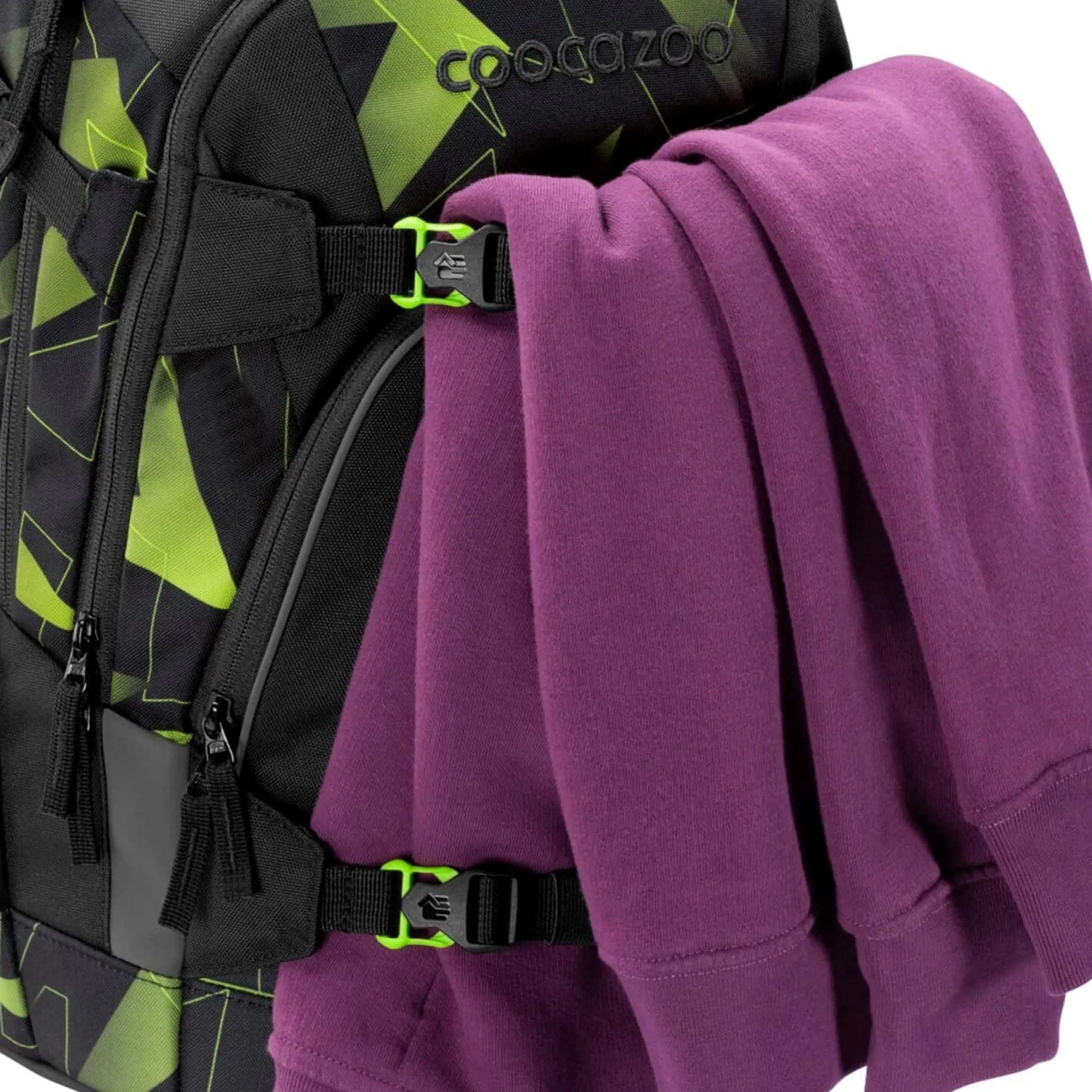 Mate - Schulrucksack 44 cm (Lime Flash)