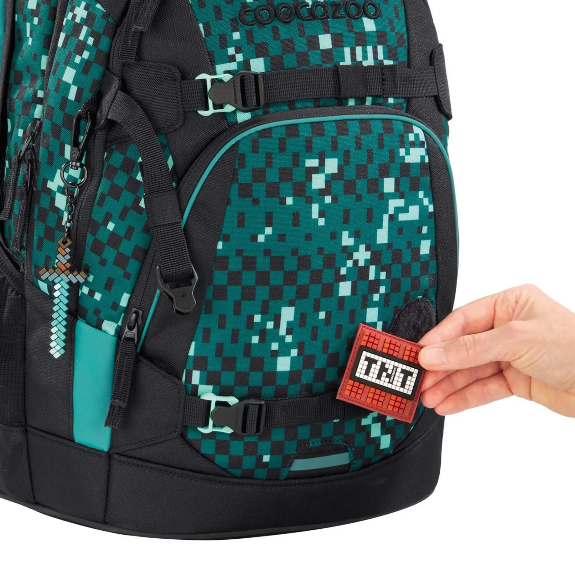 Mate - Schulrucksack 44 cm (pixel blox)