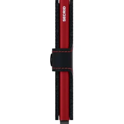 Matte Miniwallet - Geldbörse RFID 6.5 cm (black-red)