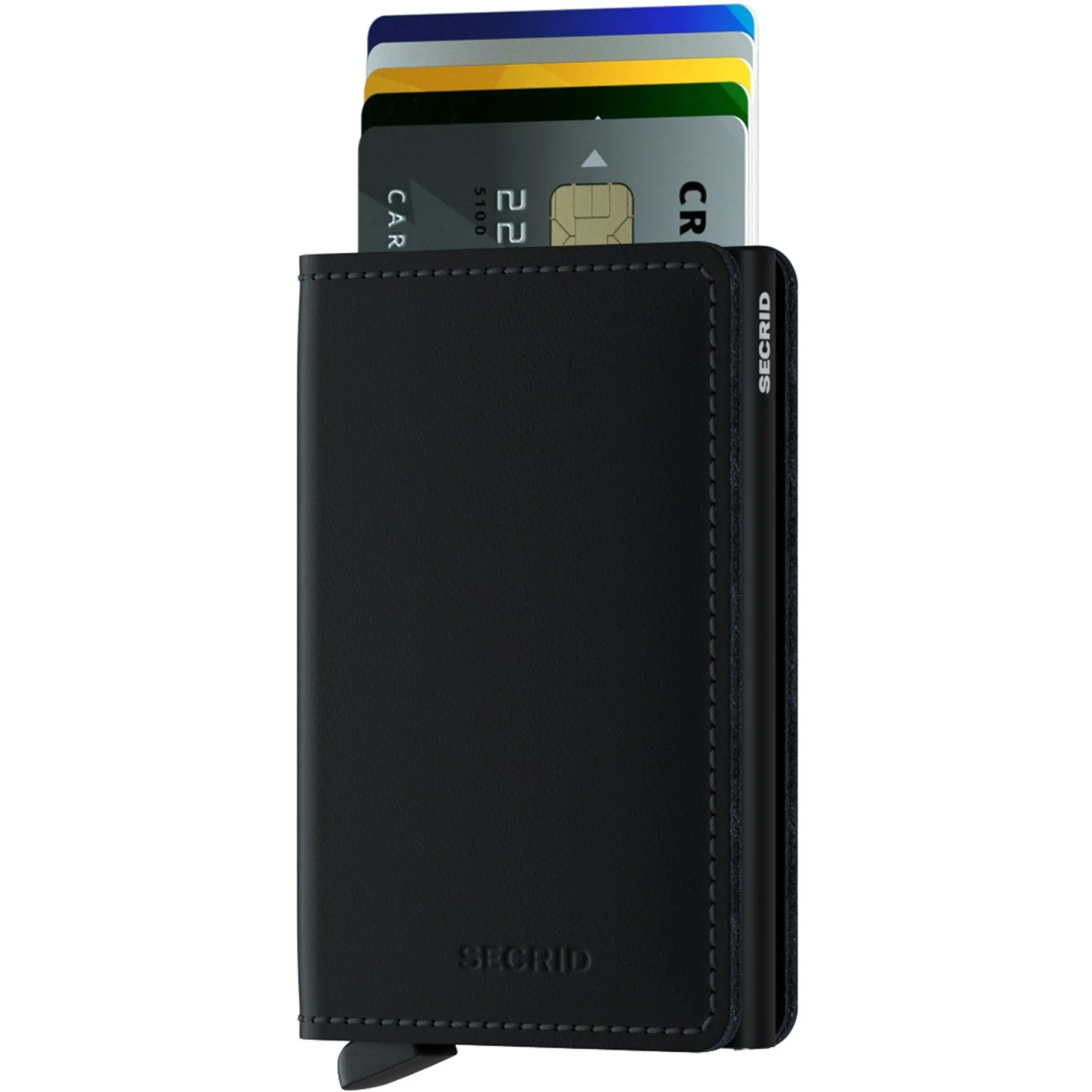 Matte Slimwallet - Geldbörse RFID 6.8 cm (black)