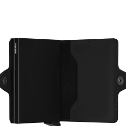 Matte Twinwallet - Geldbörse 12cc 7 cm RFID (black)