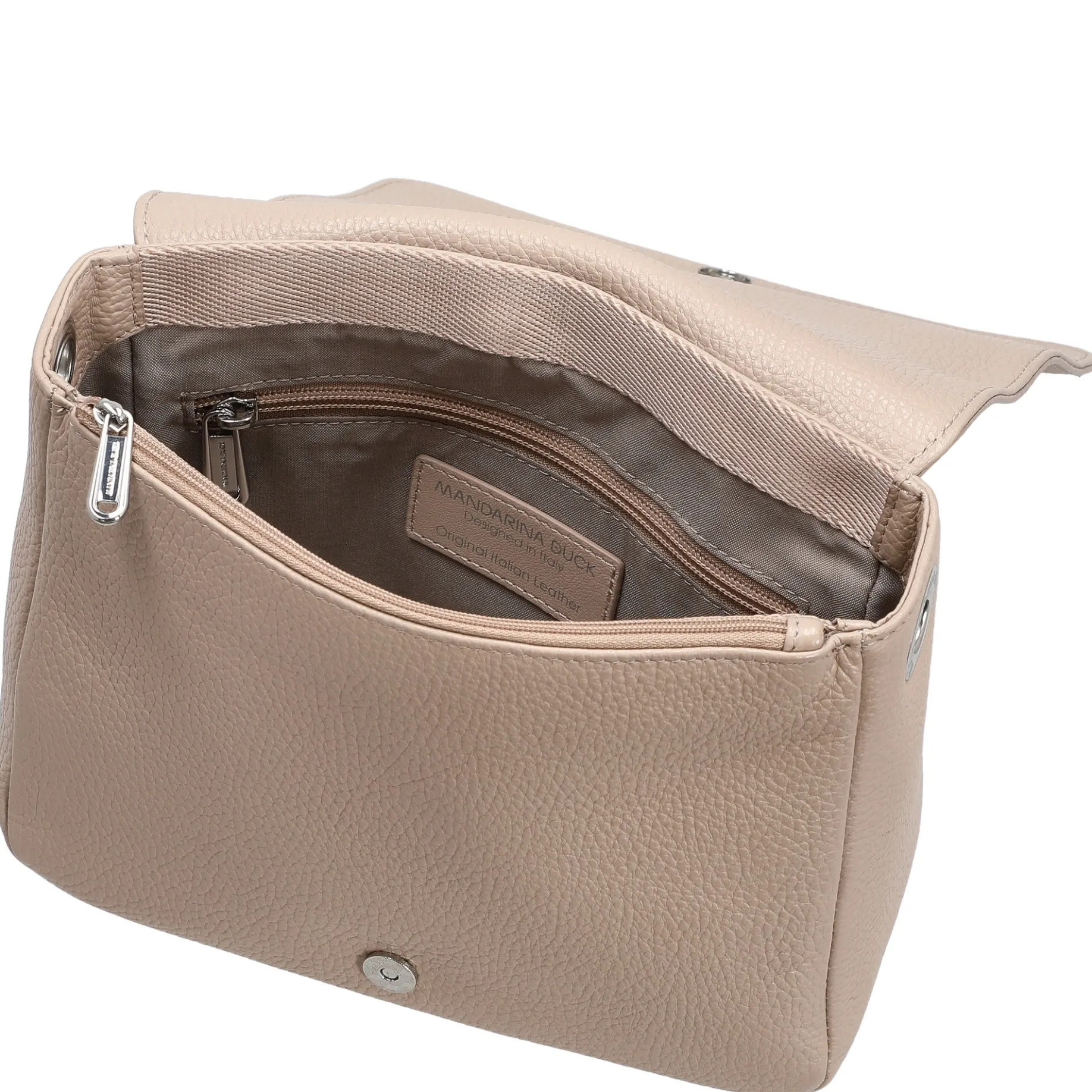 Mellow Leather - Umhängetasche 36 cm (warm taupe)