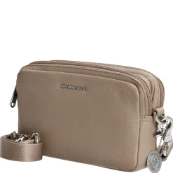 Mellow Leather - Umhängetasche 20 cm (warm taupe)