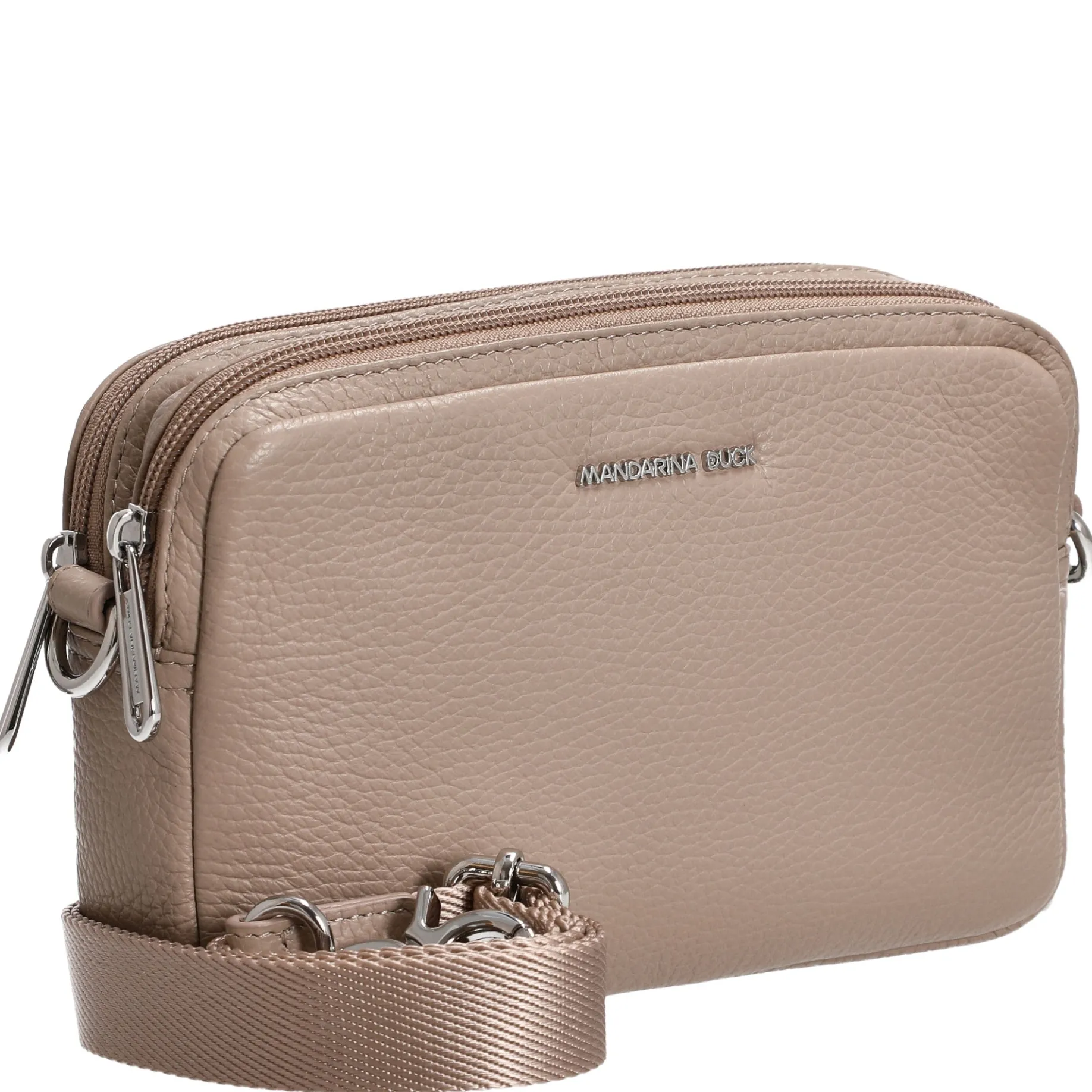 Mellow Leather - Umhängetasche 20 cm (warm taupe)
