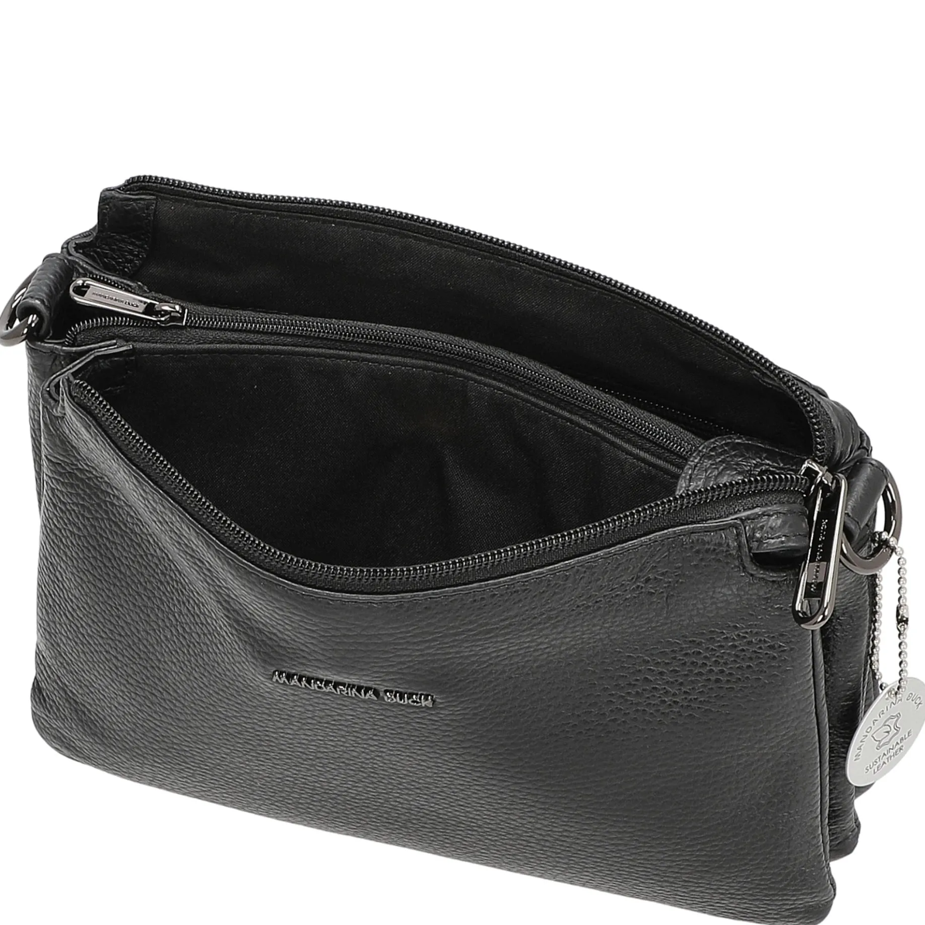 Mellow Leather Pochette - Abendtasche 23 cm (nero)