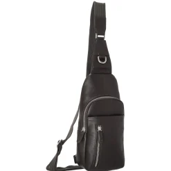 Milano - Umhängetasche 30 cm Rindsleder (cafe)