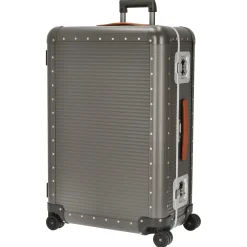Milano Bank aluminum Spinner 76 - 4-Rollen-Trolley 75 cm (steel grey)