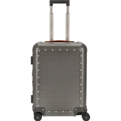 Milano Bank aluminum Spinner 55 M - 4-Rollen-Kabinentrolley 55/25 cm (steel grey)