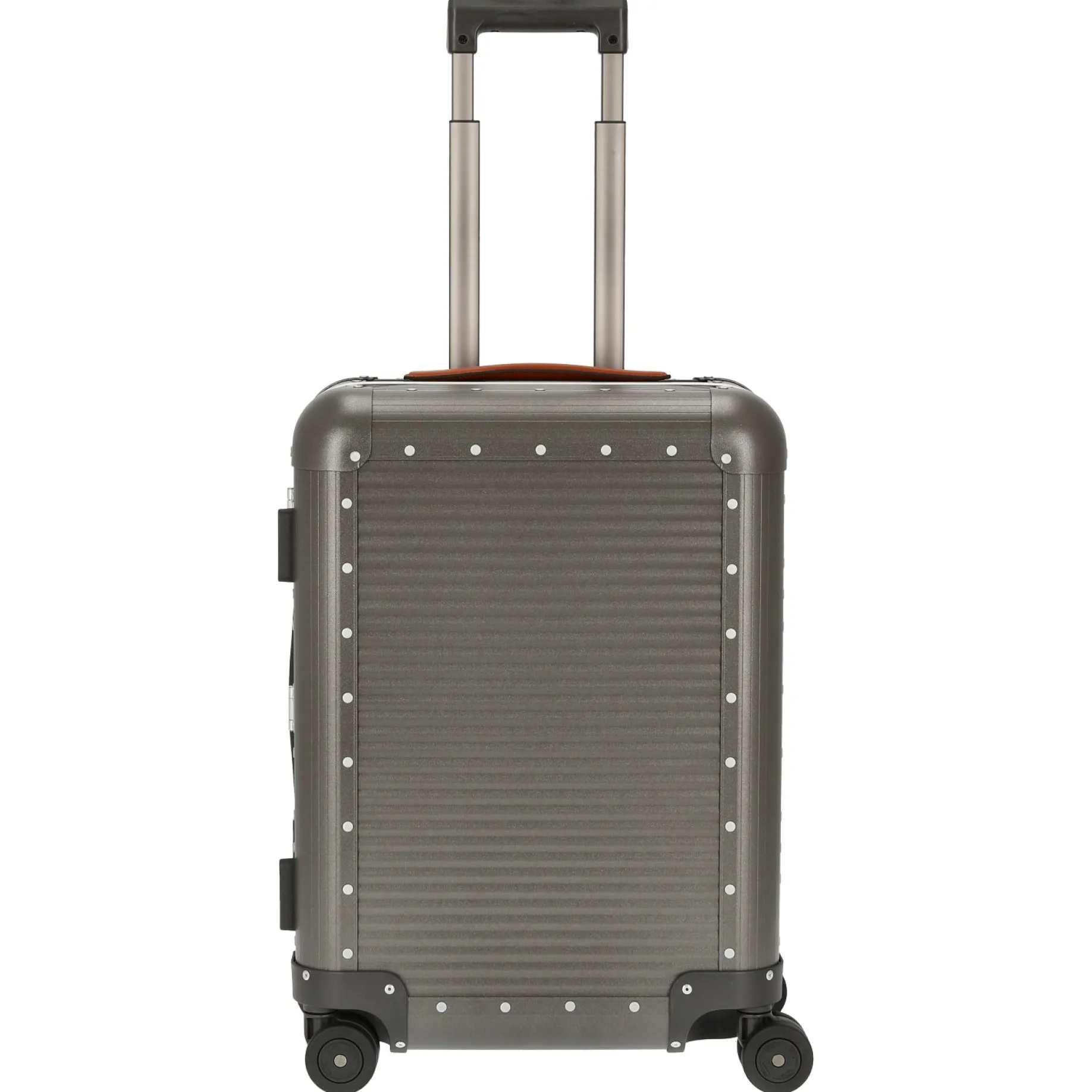 Milano Bank aluminum Spinner 55 M - 4-Rollen-Kabinentrolley 55/25 cm (steel grey)