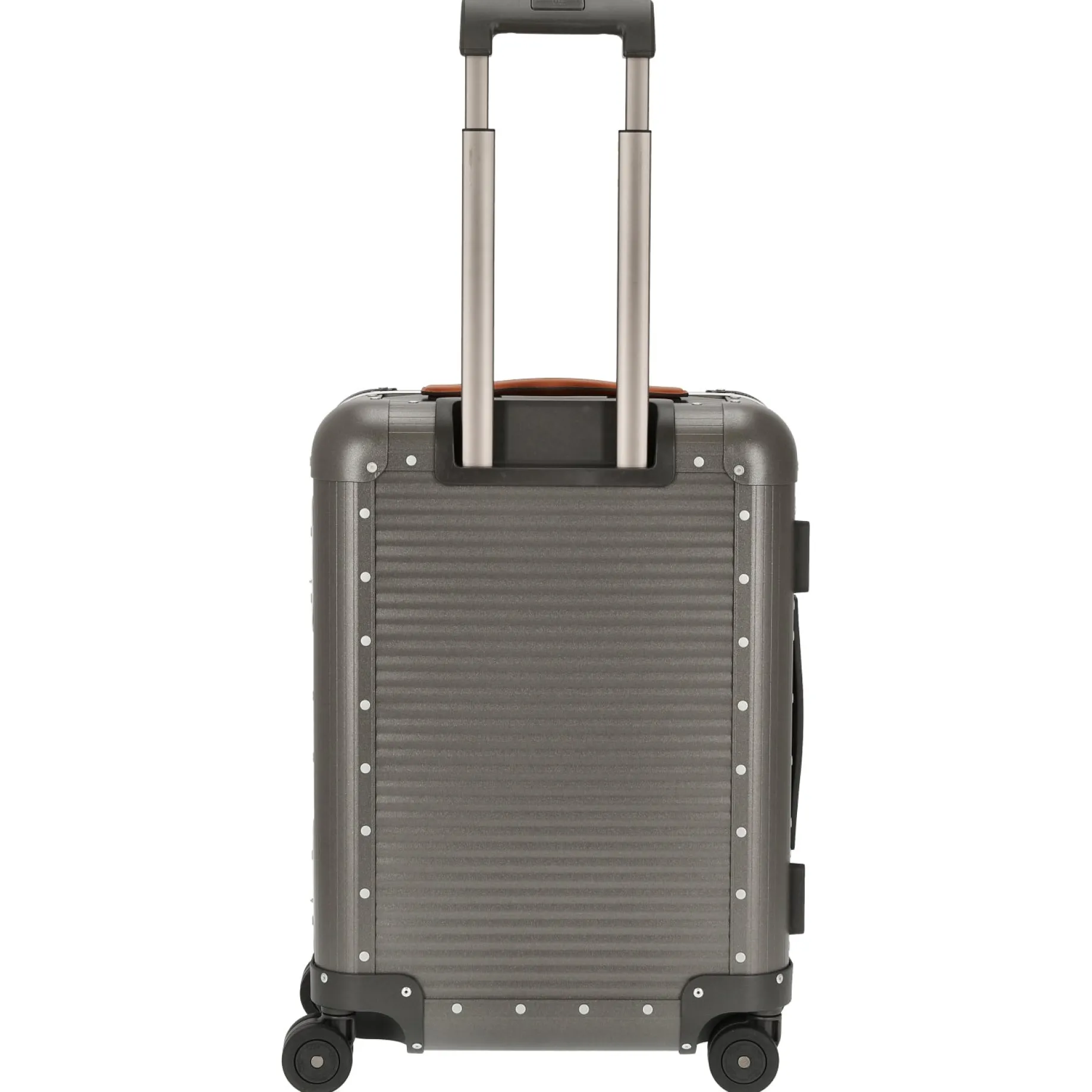 Milano Bank aluminum Spinner 55 M - 4-Rollen-Kabinentrolley 55/25 cm (steel grey)