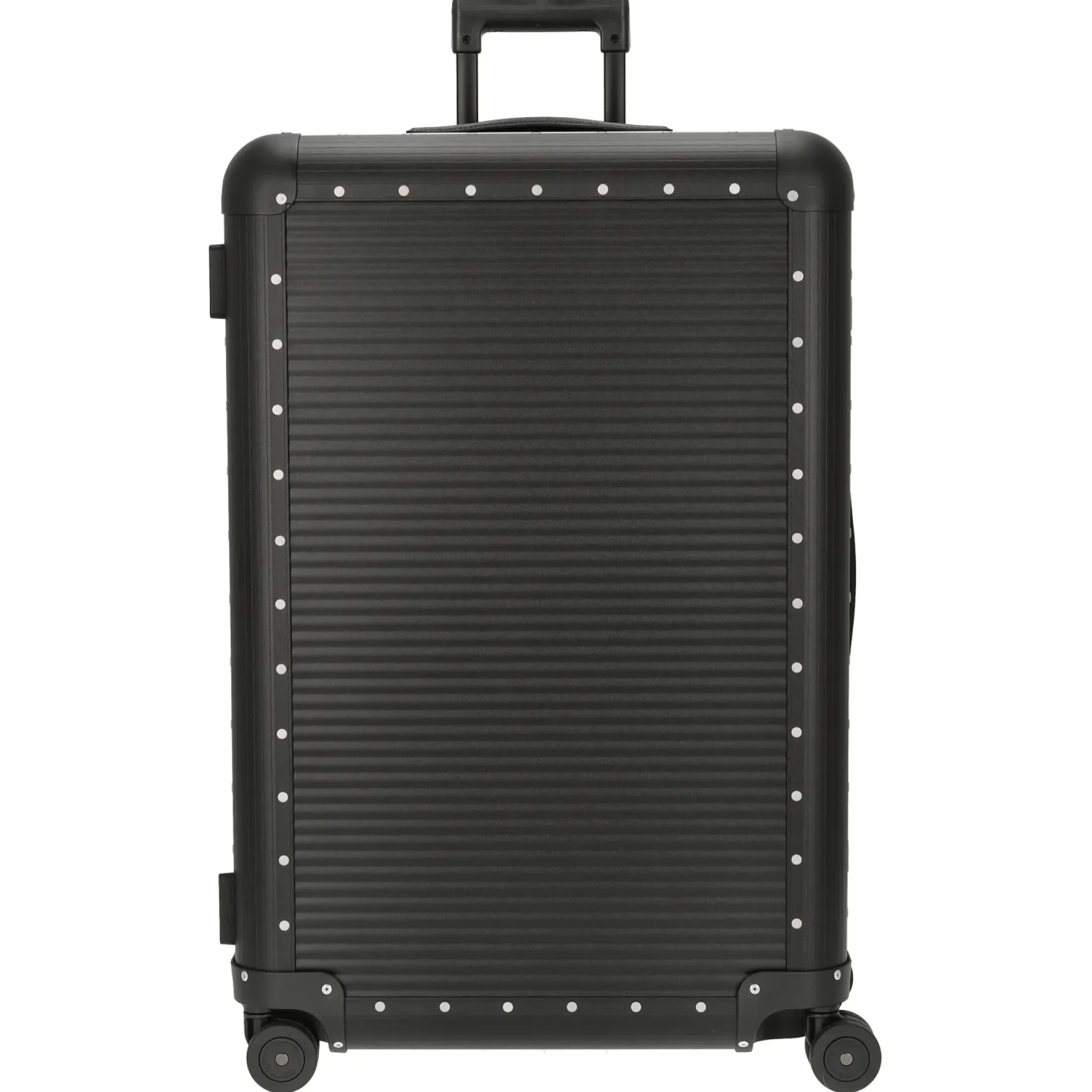 Milano Bank aluminum Spinner 76 - 4-Rollen-Trolley 75 cm (caviar black)