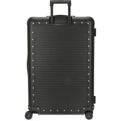 Milano Bank aluminum Spinner 76 - 4-Rollen-Trolley 75 cm (caviar black)