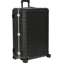 Milano Bank aluminum Spinner 76 - 4-Rollen-Trolley 75 cm (caviar black)