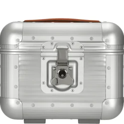 Milano Bank aluminum Vanity Case - Beauty Case 33 cm (moonlight silver)