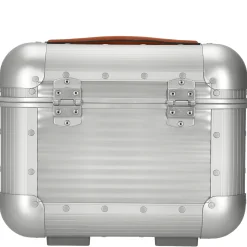 Milano Bank aluminum Vanity Case - Beauty Case 33 cm (moonlight silver)