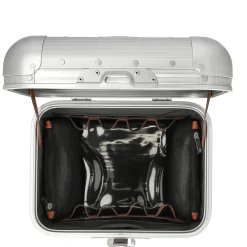 Milano Bank aluminum Vanity Case - Beauty Case 33 cm (moonlight silver)