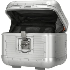 Milano Bank aluminum Vanity Case - Beauty Case 33 cm (moonlight silver)