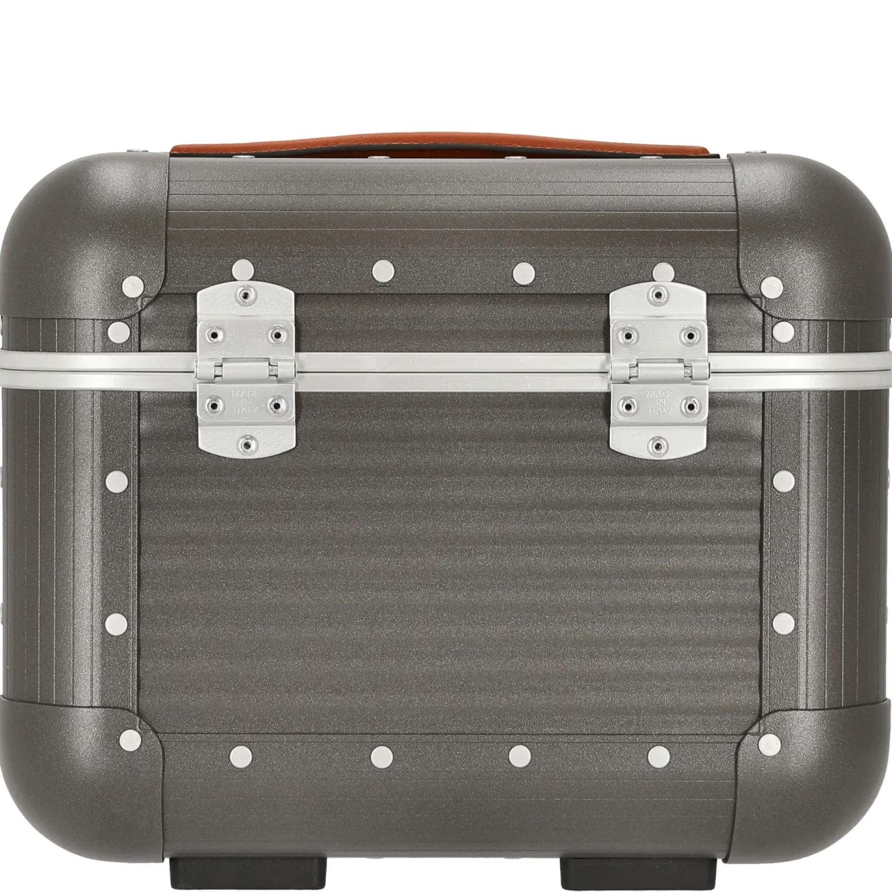 Milano Bank aluminum Vanity Case - Beauty Case 33 cm (steel grey)