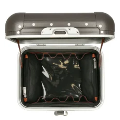 Milano Bank aluminum Vanity Case - Beauty Case 33 cm (steel grey)