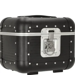 Milano Bank aluminum Vanity Case - Beauty Case 33 cm (caviar black)