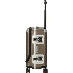 Milano Bank Light Spinner 53 front pocket - 4-Rollen-Kabinentrolley 53 cm (matt almond)