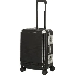 Milano Bank Light Spinner 53 front pocket - 4-Rollen-Kabinentrolley 53 cm (licorice black)