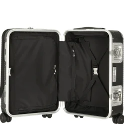 Milano Bank Light Spinner 53 front pocket - 4-Rollen-Kabinentrolley 53 cm (licorice black)