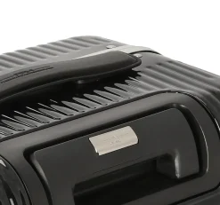 Milano Bank Light Spinner 53 front pocket - 4-Rollen-Kabinentrolley 53 cm (licorice black)