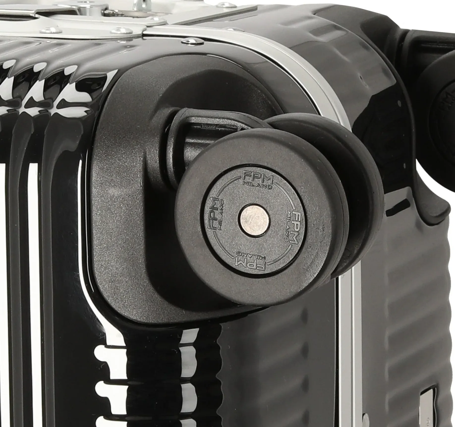 Milano Bank Light Spinner 53 front pocket - 4-Rollen-Kabinentrolley 53 cm (licorice black)