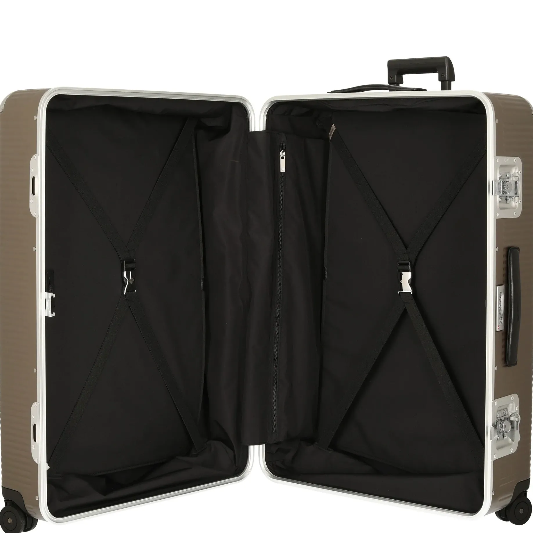 Milano Bank Light Trunk on Wheels L - 4-Rollen-Trolley 82 cm (matt almond)
