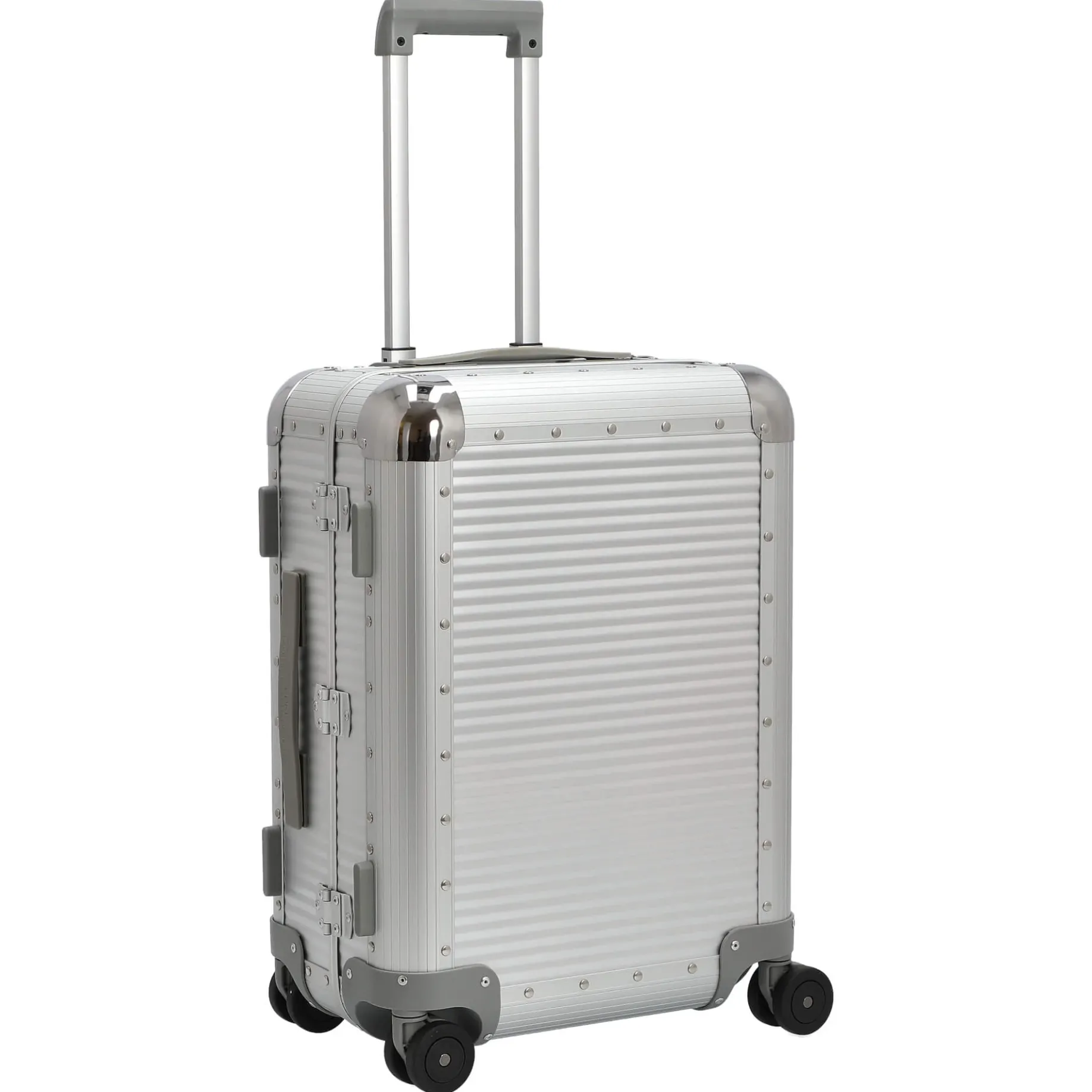 Milano Bank S aluminum Spinner 55 M - 4-Rollen-Kabinentrolley 53 cm (moonlight silver)
