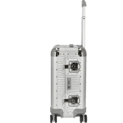 Milano Bank S aluminum Spinner 53 - 4-Rollen-Kabinentrolley 53 cm (moonlight silver)