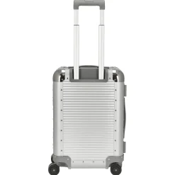 Milano Bank S aluminum Spinner 53 - 4-Rollen-Kabinentrolley 53 cm (moonlight silver)
