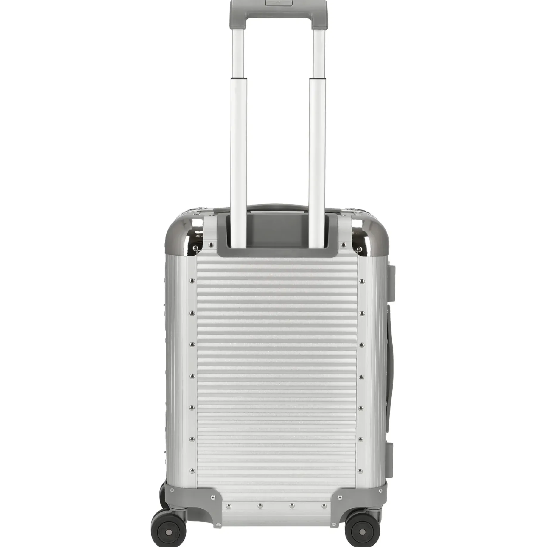 Milano Bank S aluminum Spinner 53 - 4-Rollen-Kabinentrolley 53 cm (moonlight silver)
